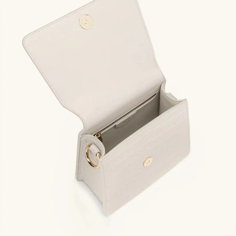 JW PEI Ivory Croc-Embossed Mini Bag - Picture 3 of 3